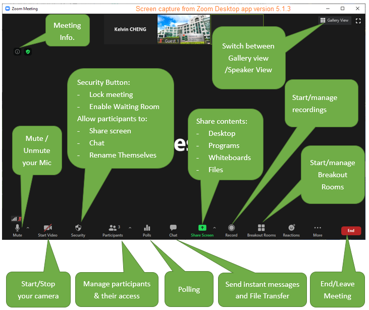 The image illustrate the schedule a meeting interface The image illustrate the meeting interface