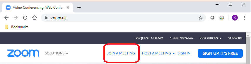 The image illustrate the join meeting url The image illustrate the join meeting url