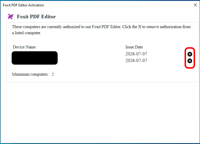 Activating on more than 2 concurrent devices Activating on more than 2 concurrent devices