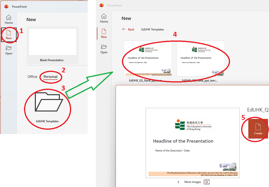 The steps of templates install in office 2024/2019 The steps of templates install in office 2024/2019