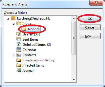 Illustration of selecting destination folder