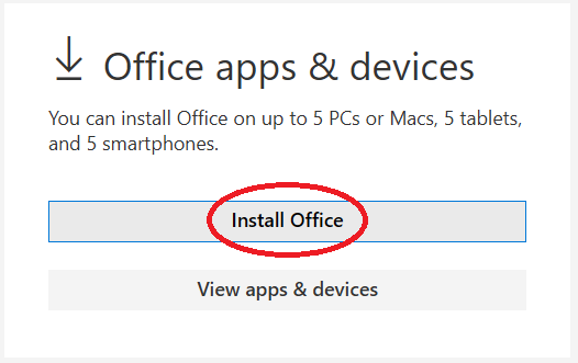 M365 install office