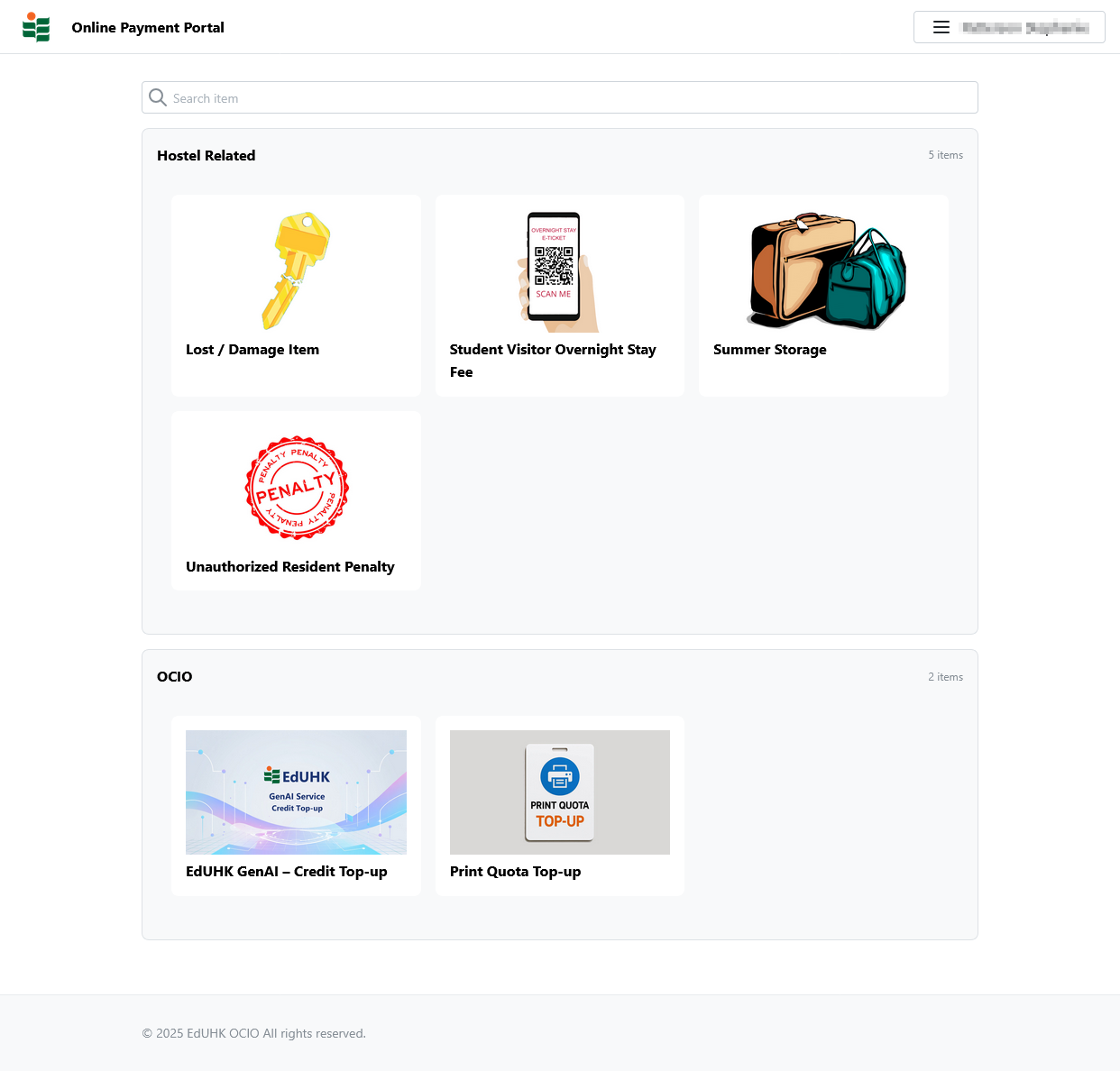 Online Payment Portal