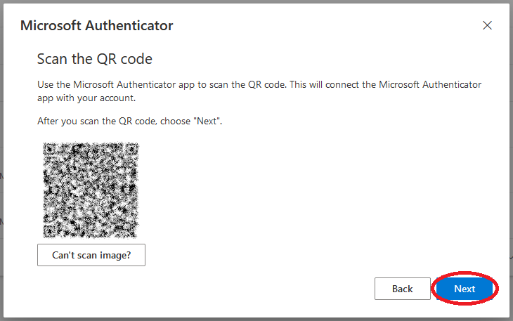 QR code scanned QR code scanned