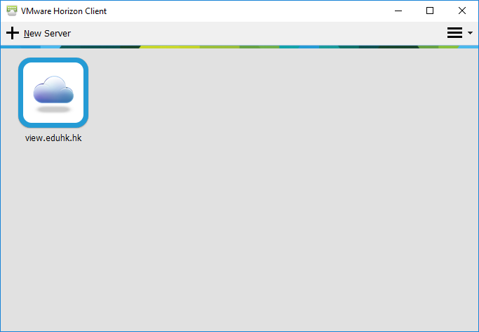 Select server to login Select server to login