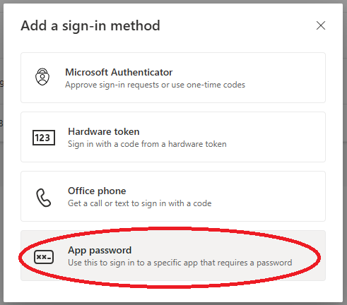 Create and manage app passwords Create and manage app passwords