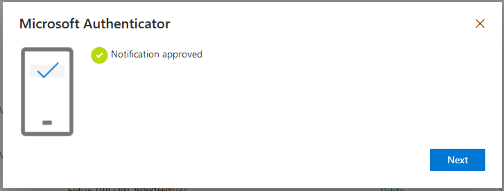 Notification Approved